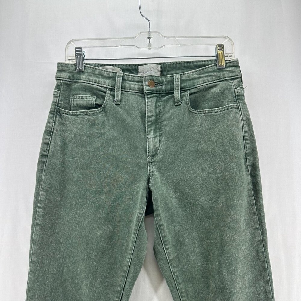 Universal Thread Jeans Womens 4/27R High Rise Skinny Stretch Denim Washed Green - Picture 3 of 12